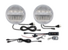 Classic Tech Series 5.75” Replacement LED Headlight with RGB Accent - Pair