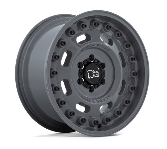 18x9.5 Black Rhino Axle Battleship Gray