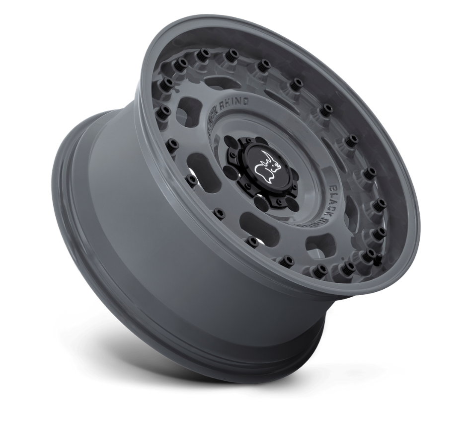 17x9.5 Black Rhino Axle Battleship Gray