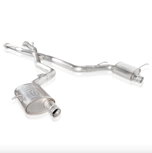 Stainless Works Catback System w/X-Pipe Stock Exit 2018-2023 Jeep Grand Cherokee Trackhawk (6.2L)