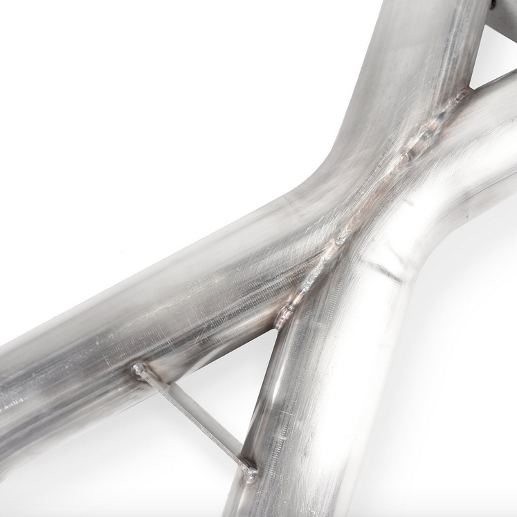 Stainless Works Catback System w/X-Pipe Stock Exit 2018-2023 Jeep Grand Cherokee Trackhawk (6.2L)