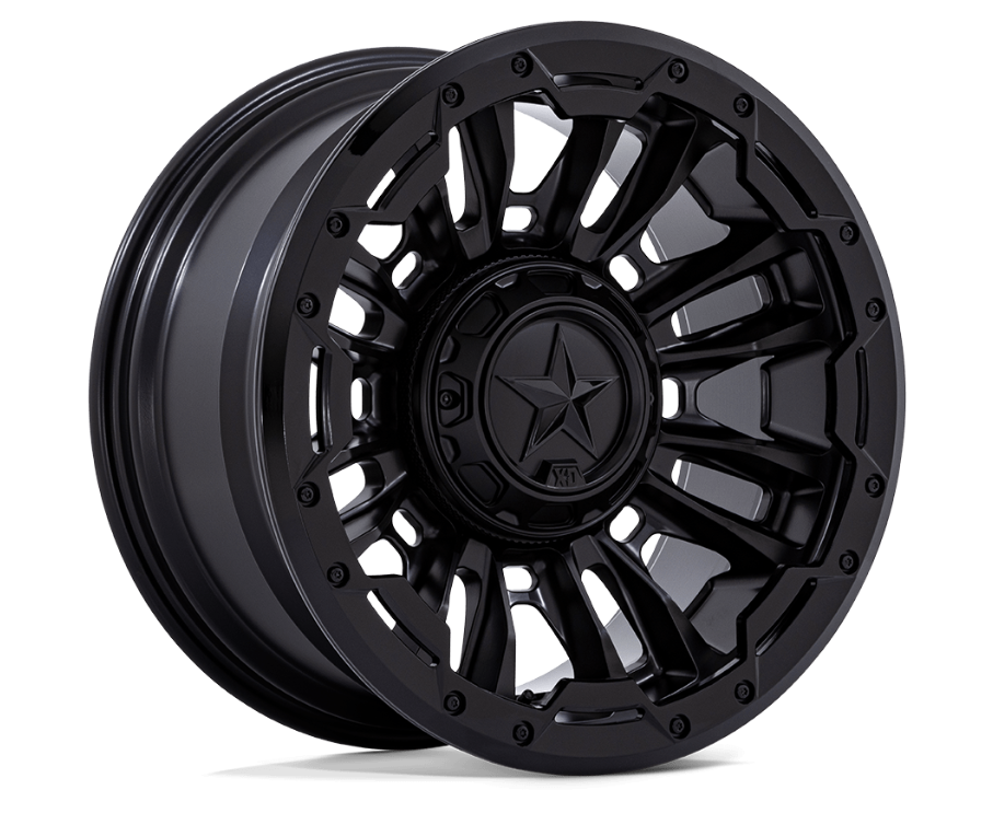 20x10 XD870 Bomber Matte Black