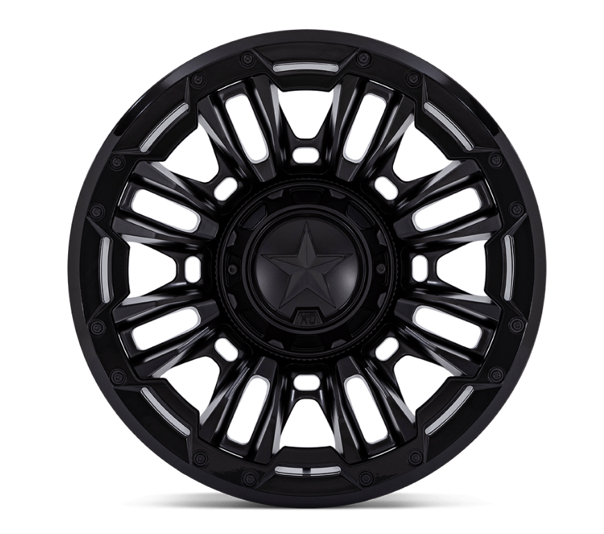 20x10 XD870 Bomber Matte Black