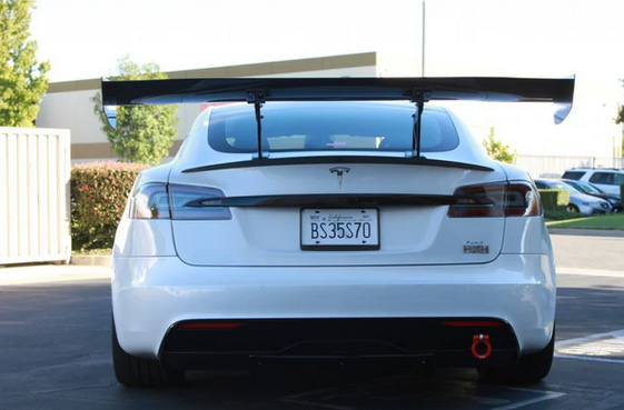 APR GTC-500 2021-up Adjustable Wing 71" Tesla Model S Plaid