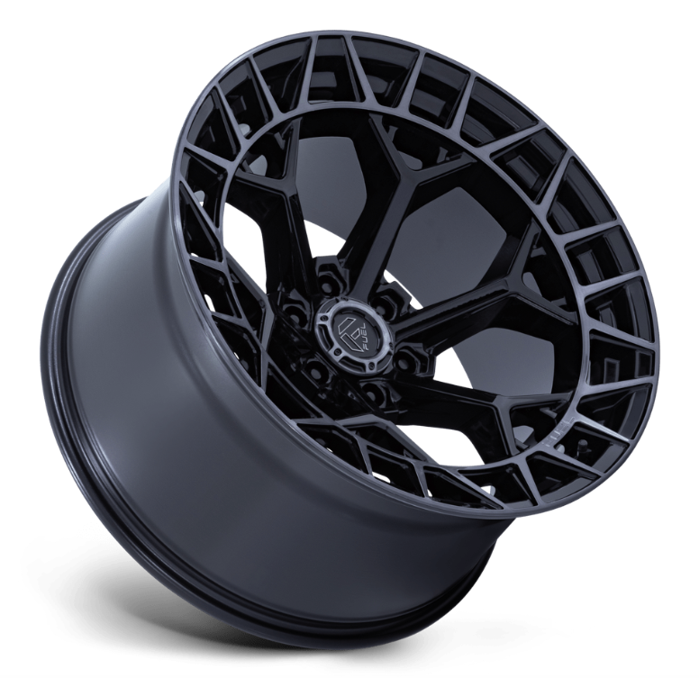 22x12 Fuel Charger FC873 Gloss Black Brushed Dark Tint