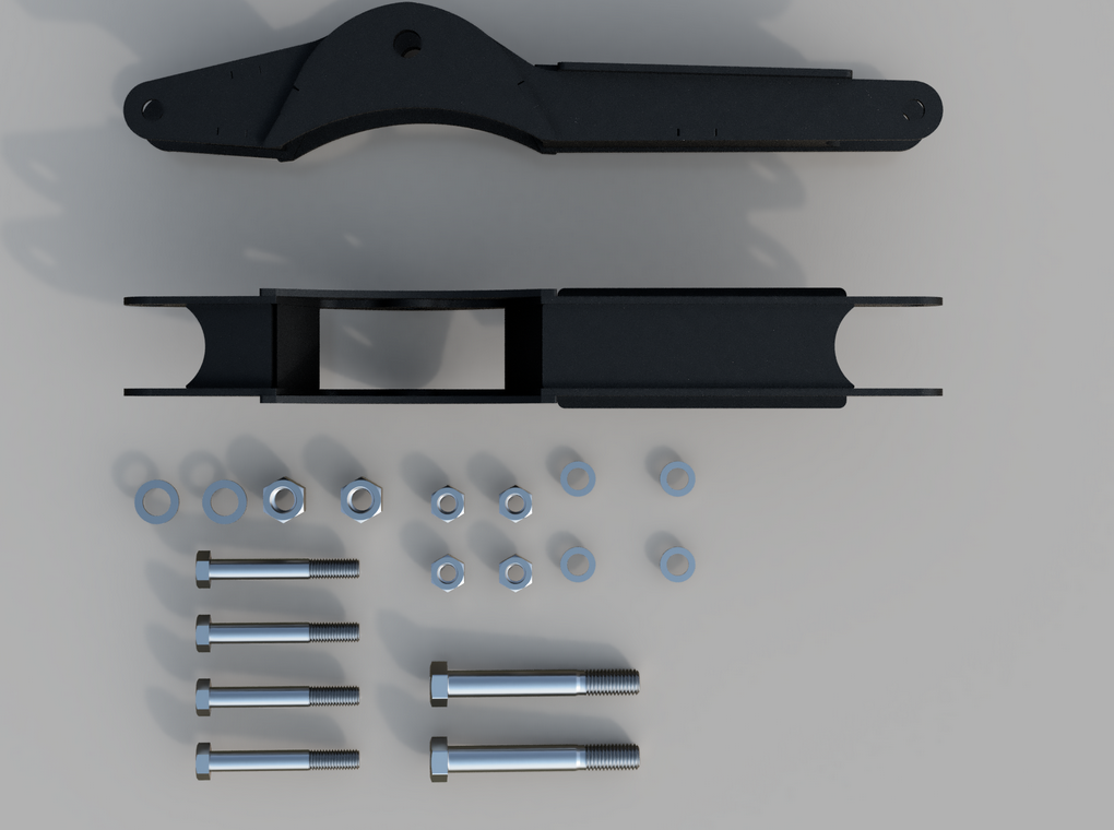 Traxda 2017-2024 Honda Ridgeline 2wd/4wd/AWD/ 2016-2022 Pilot/ 2019-2024 Passport/ 2014-2020 Acura MDX – Rear High Clearance Arms