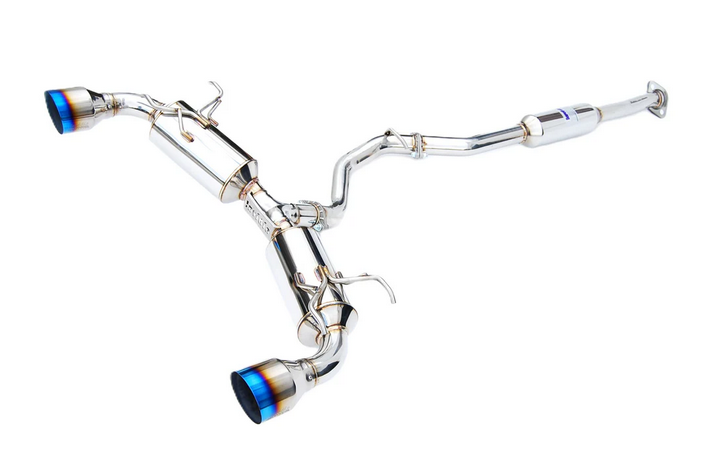 Invidia N2 Cat-back Exhaust Dual Titanium Burnt Tips 2013-2016 Scion FR-S / 2013-2018 Subaru BRZ / 2017-2018 Toyota 86