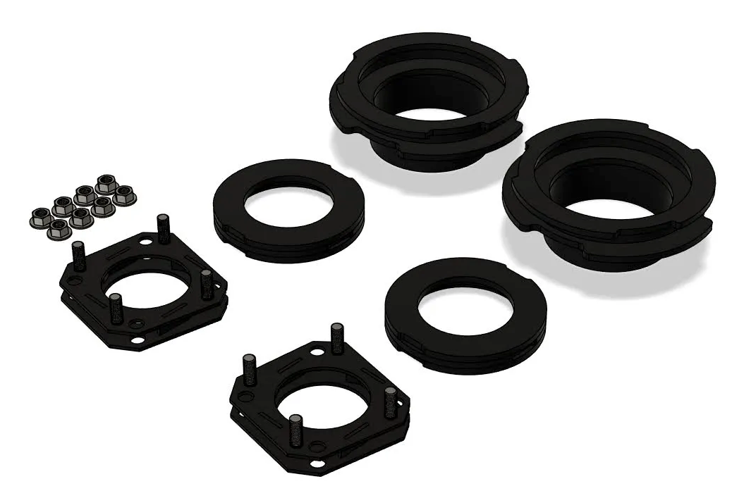 Traxda Lift Kit 2024-2025 Toyota Tacoma (2.5″ Front/1″ Rear)