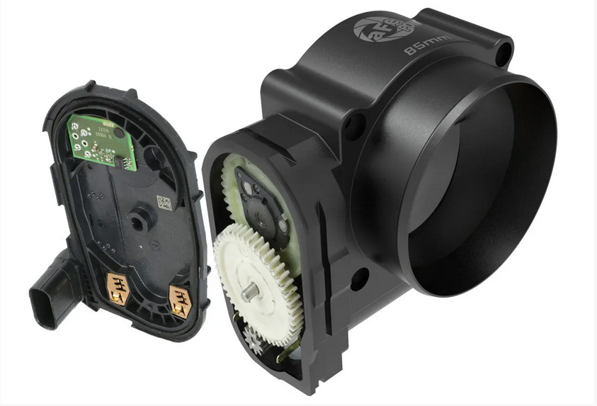 aFe Power 85mm Billet Throttle Body 2018–2024 Ford Mustang GT V8 5.0L, 2018–2020 Ford F-150 V8 5.0L, 2020–2022 Ford F-250/350 Super Duty V8 6.2L/V8 7.3L