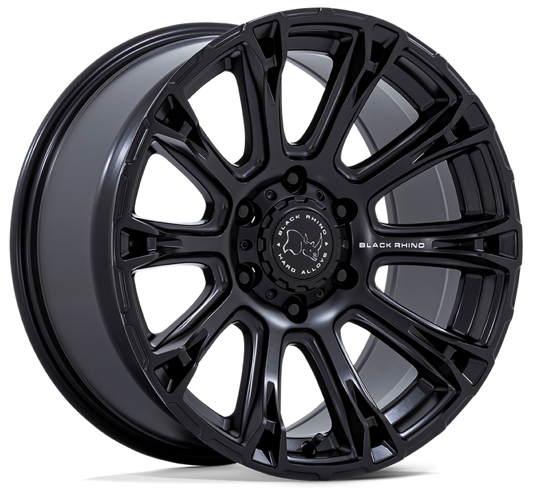 17x9.0 Black Rhino Diamondback Matte Black