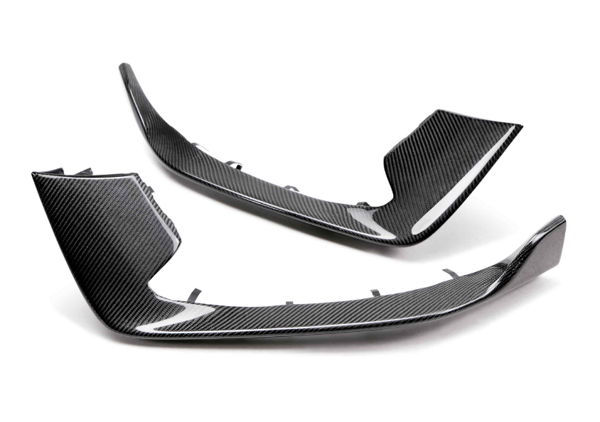 Anderson Composites Carbon fiber front bumper inserts 2015-2020 Ford Mustang GT350 & GT350R (Pair)