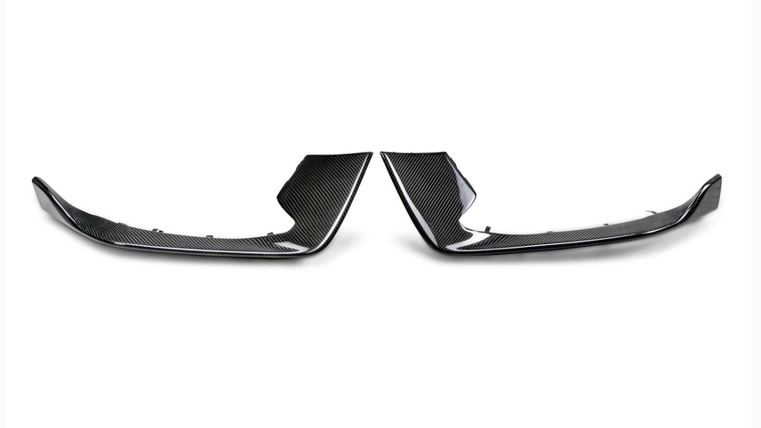Anderson Composites Carbon fiber front bumper inserts 2015-2020 Ford Mustang GT350 & GT350R (Pair)