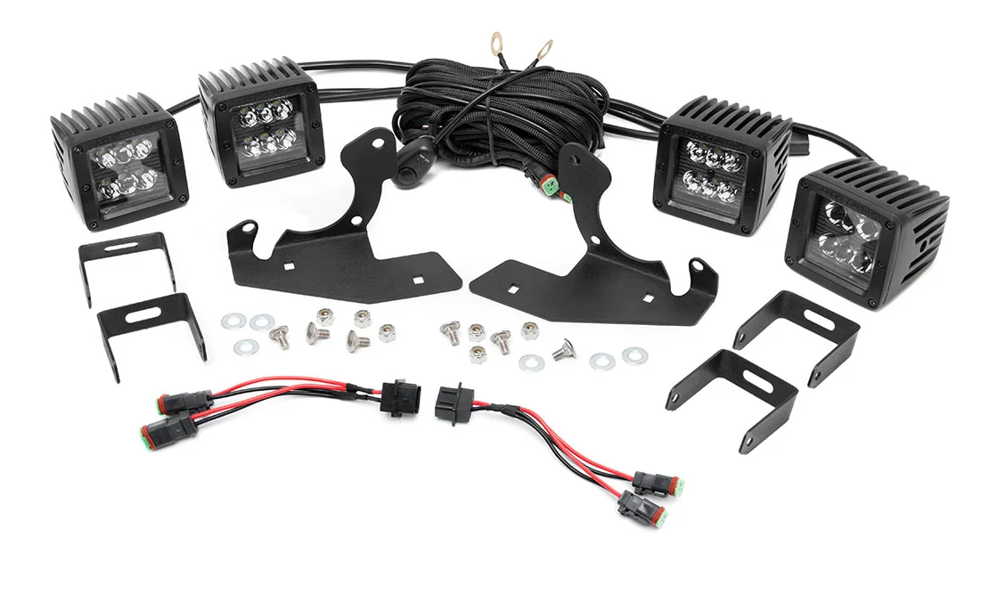 Rough Country LED Fog Light Kit 2007-2013 Chevrolet Silverado 1500
