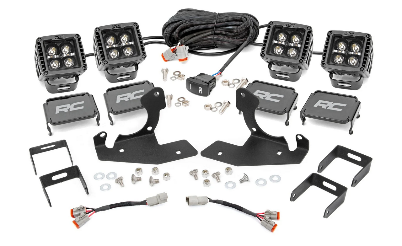 Rough Country LED Fog Light Kit 2007-2013 Chevrolet Silverado 1500