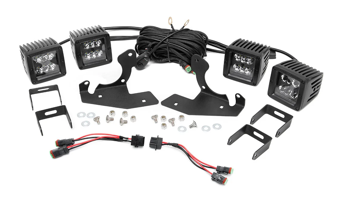 Rough Country LED Fog Light Kit 2011-2014 Chevrolet Silverado HD