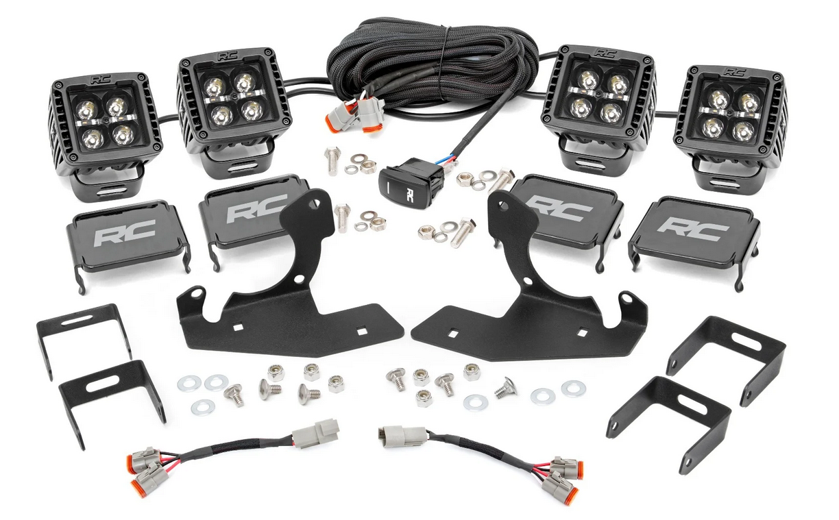 Rough Country LED Fog Light Kit 2011-2014 Chevrolet Silverado HD