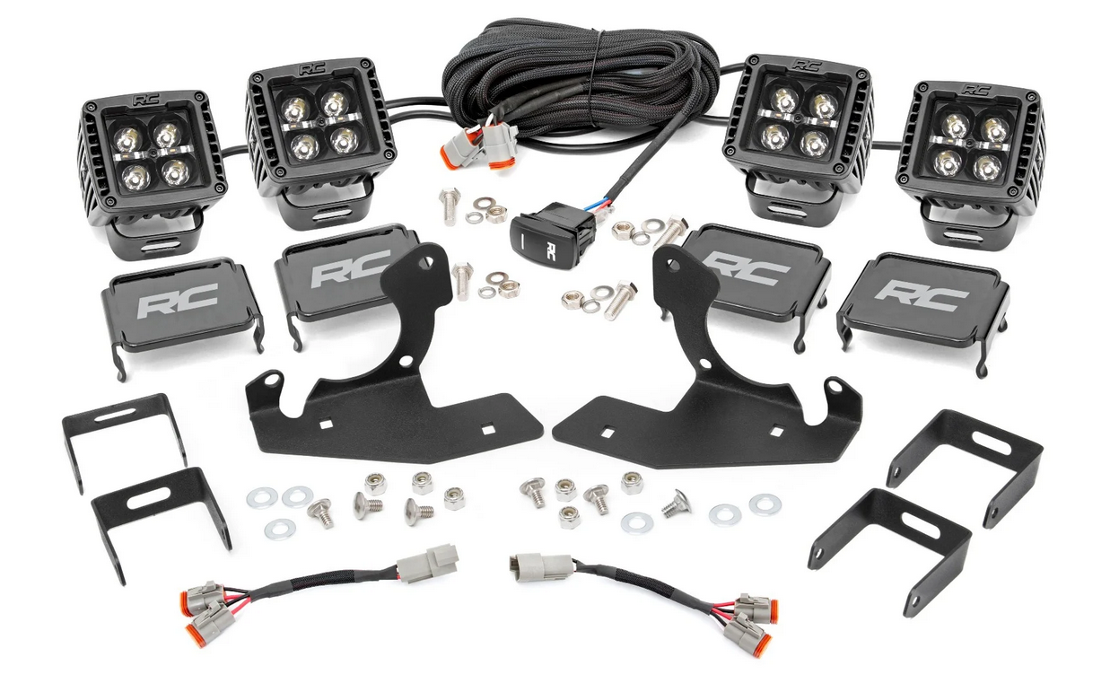 Rough Country LED Fog Light Kit 2011-2014 Chevrolet Silverado HD