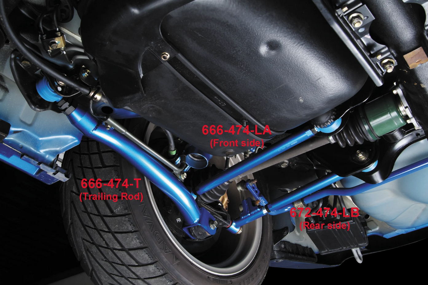 Cusco Rear Trailing Rod with Pillowball Rod End Subaru Impreza WRX / STi