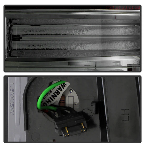 Spyder 2003-2006 Chevy Silverado 1500/2500 / 2007 Silverado Classic ( Does Not Fit Stepside ) LED Tail Lights - Smoke