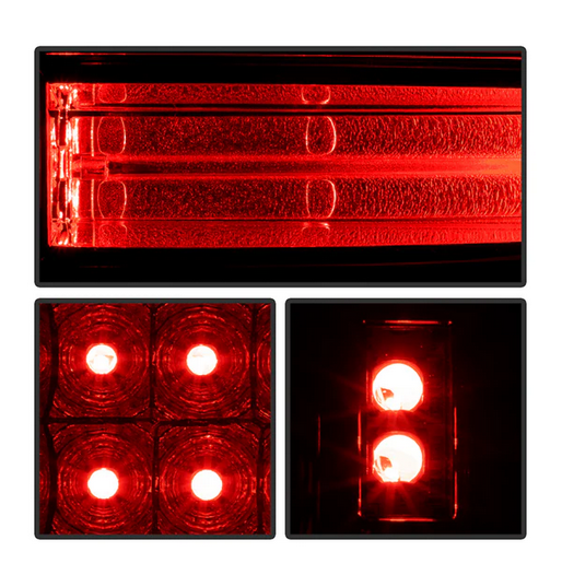 Spyder 2003-2006 Chevy Silverado 1500/2500 / 2007 Silverado Classic ( Does Not Fit Stepside ) LED Tail Lights - Smoke