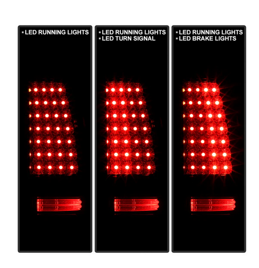 Spyder 2003-2006 Chevy Silverado 1500/2500 / 2007 Silverado Classic ( Does Not Fit Stepside ) LED Tail Lights - Smoke