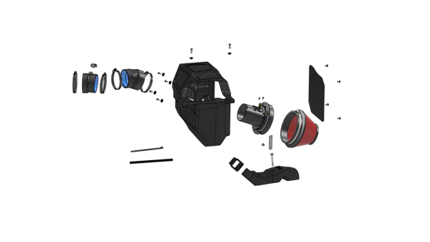 PRL Matte Carbon Fiber High Volume Intake System 2023-2026 Honda Civic Type-R (FL5) | 2024-2026 Acura Integra Type-S (DE5)