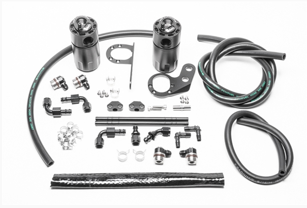 Radium Engineering Catch Can Kit, PVC 2017-2021 Honda Civic Type R (FK8) / 2023+ Honda Civic Type-R FL5