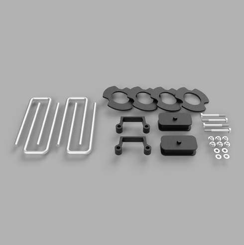 Traxda Lift Kit 2007-2018 Chevrolet Silverado 1500 / GMC Sierra 1500 (2-3"" Front / 1" Rear)