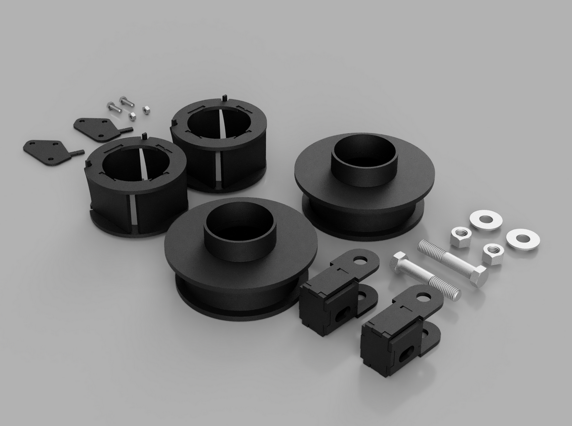 Traxda Lift Kit 2020-2024 Jeep JT Gladiator (2.5" Front / 2" Rear)