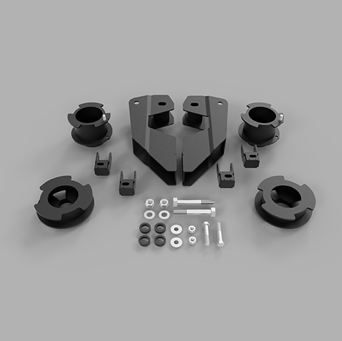 Traxda Lift Kit 2014-2024 Dodge Ram 2500 4x4/4x2 Power Wagon Edition (3.5" Front / 2" Rear)