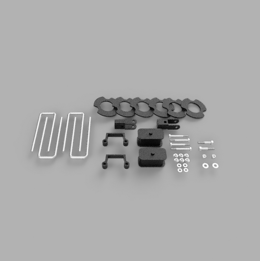 Traxda Lift Kit 2007-2018 Chevrolet Silverado 1500 / GMC Sierra 1500 (3-3.5" Front / 1.5" Rear)
