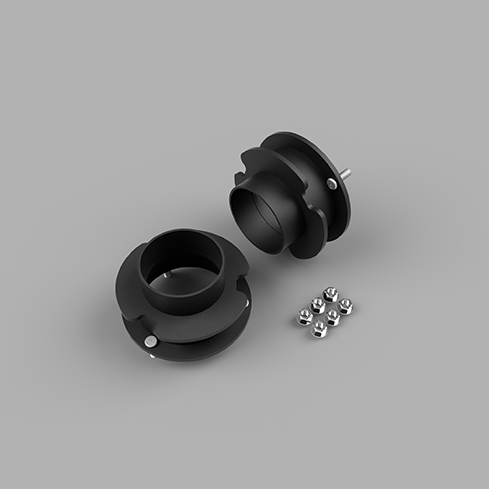 Traxda Lift Kit 2003-2013 Dodge Ram 2500 / 2003-2012 3500 4X4 (DIESEL WITH OVERLOAD SPRINGS ONLY) 2″ Front And 1″ Rear