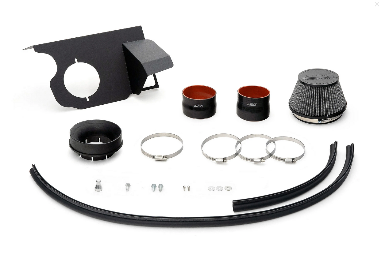 HPS Performance Short Ram Air Intake Kit 2023-2024 BMW X7 3.0L Turbo B58 G07 (Includes Heat Shield)