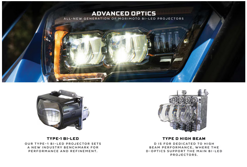 Morimoto 2016-2023 Toyota Tacoma XB Evo LED Headlights