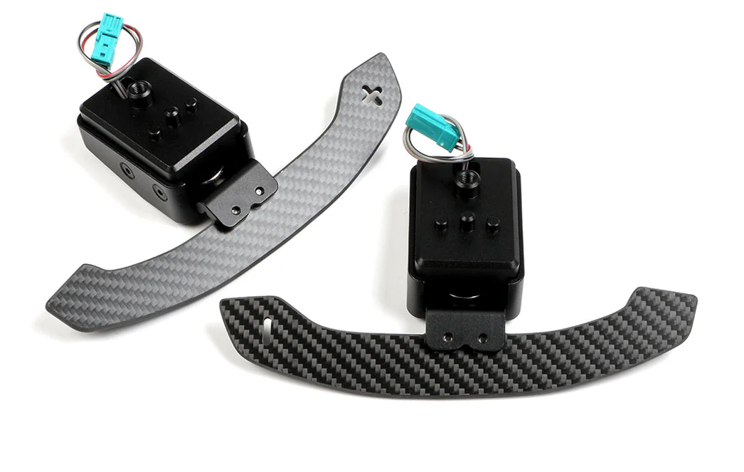 AutoTecknic Magnetic Corsa Shift Paddles BMW G90/ G99 M5 (Satin Carbon Finish)