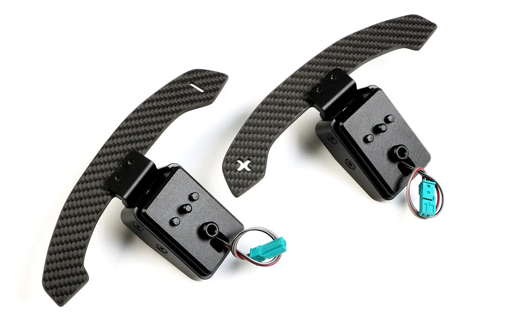 AutoTecknic Magnetic Corsa Shift Paddles BMW G90/ G99 M5 (Satin Carbon Finish)
