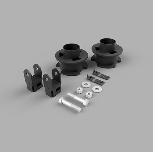 Traxda Front Leveling Kit 2017-2022 Ford F250/F350/F450 Superduty 4x4 - 2.5" Front