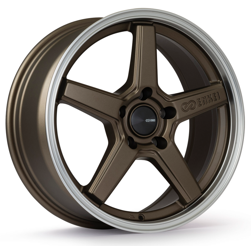 17x7.5 Enkei Quasar Matte Bronze w/Machined Lip