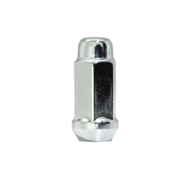 Gorilla Acorn Bulge XL Heat Treated Lug Nut - 13/16" Hex - 1/2"-20 Thread Size - Chrome Finish