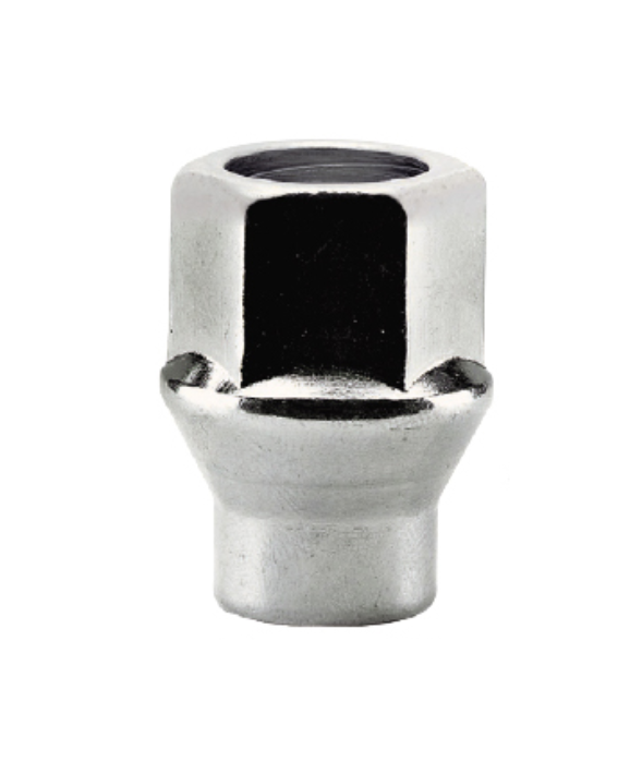 Gorilla E-T Bulge Open End Lug Nut - 3/4" Hex - 1/2"-20 Thread Size - Zinc Finish
