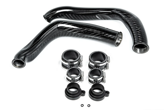 Eventuri BMW F8X M2C M3 M4 S55 Black Carbon Charge Pipe Set