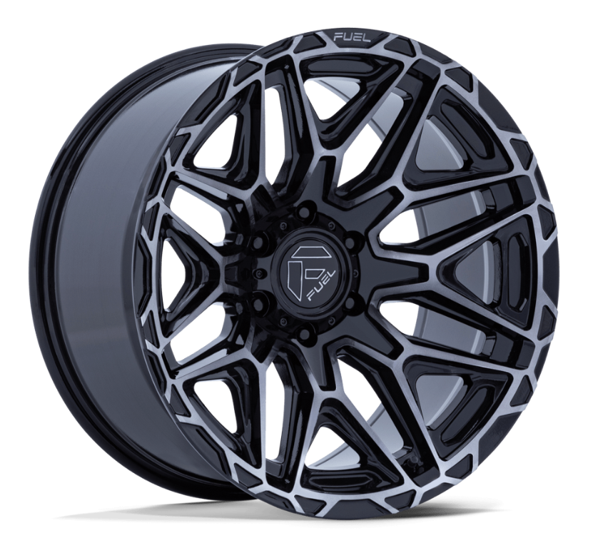 22x9.0 Fuel Injector FC885 Gloss Black Machined Face w/ Dark Tint