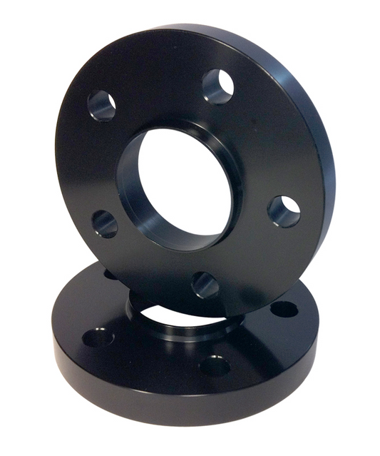 Alfa Romeo 4c 15mm & 25mm Wheel Spacers with lug bolts | 5x98 | 58.1CB | Black