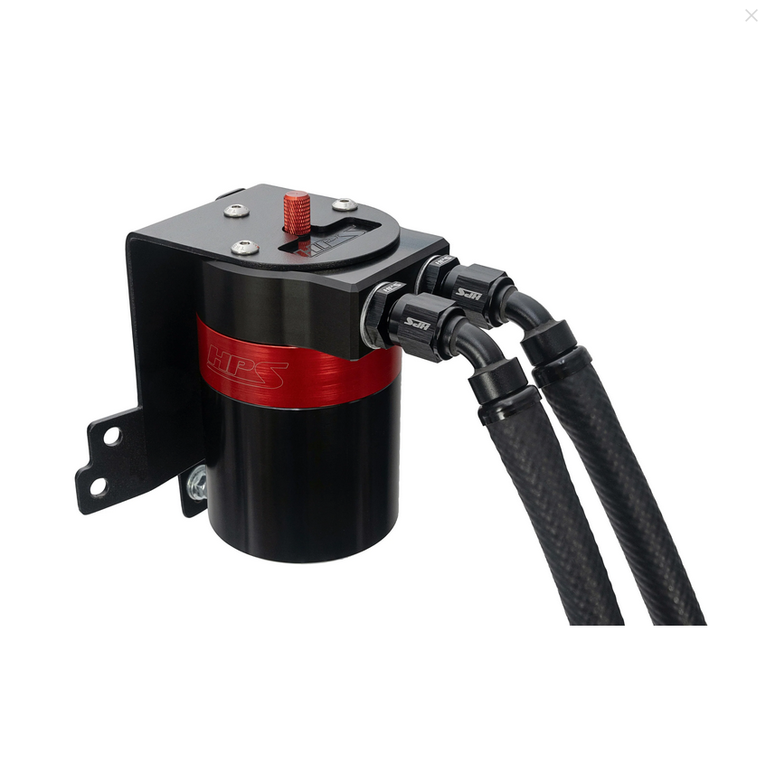 HPS Performance Aluminum Oil Catch Can Kit 2022-2025 Acura MDX Type S Turbo (3.0L)