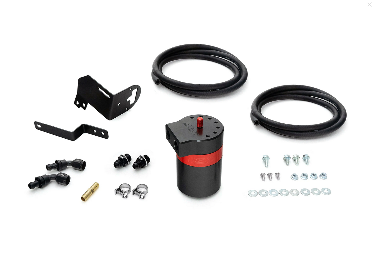 HPS Performance Aluminum Oil Catch Can Kit 2022-2025 Acura MDX Type S Turbo (3.0L)