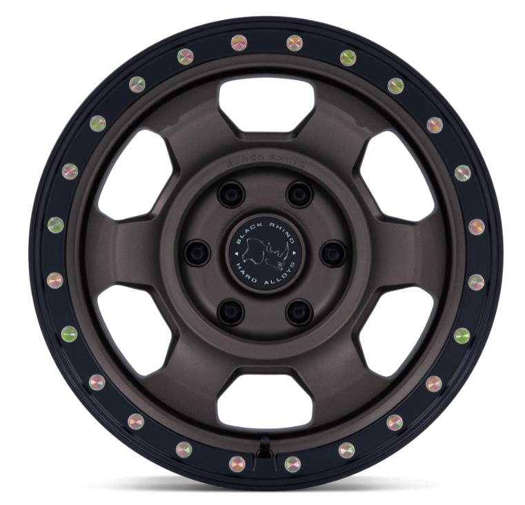 17x8.5 Black Rhino BR029 Trooper Burnt Bronze w/ Matte Black Lip