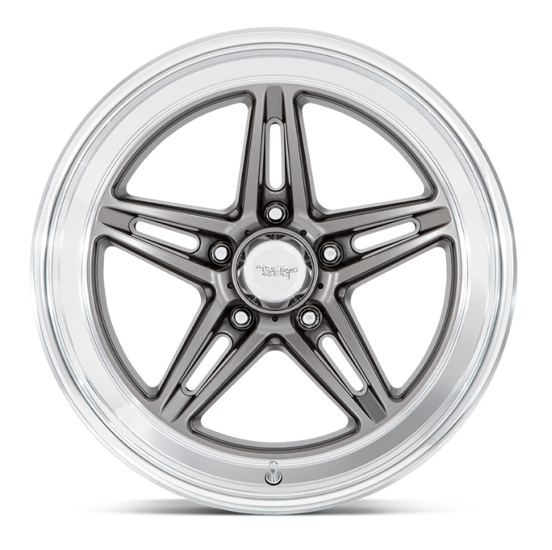 18x7.0 American Racing Groove VN514 Anthracite w/ Diamond Cut Lip