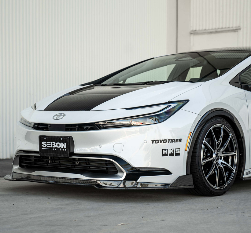 Seibon MB-Style Carbon fiber Front Lip for 2023-2025 Toyota Prius / Prius Prime