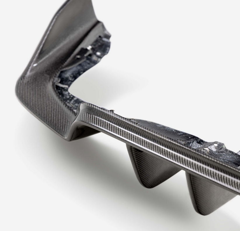 Seibon MB-style carbon fiber rear diffuser for 2023-2025 Honda Civic Type R