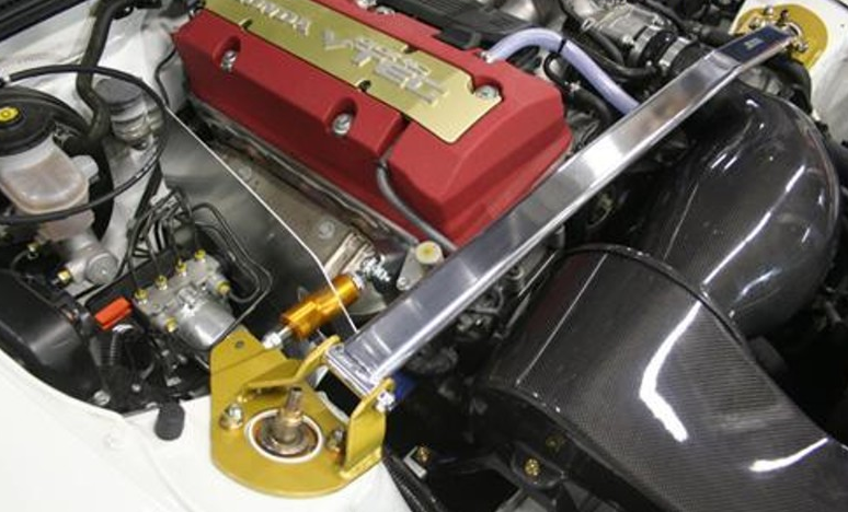 J'S RACING Front Engine Strut Tower Bar and Engine Damper SET (LHD) 1999-2009 Honda S2000 (AP1/AP2) (Copy)